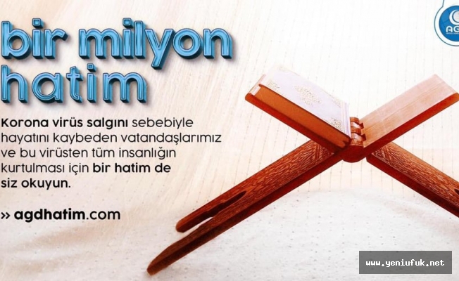 AGD, 1 Milyon Hatim Kampanyası Başlattı