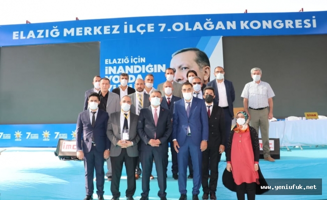 AK Parti Elazığ Merkez İlçe Kongresi Gerçekleştirildi