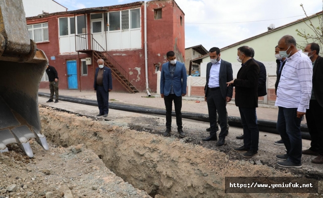 Başkan, Sahada İncelemelerde Bulundu