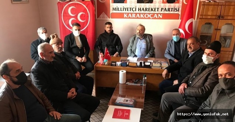 ÇİÇEK, MHP İLÇE TEŞKİLATLARI İLE BİR ARAYA GELDİ