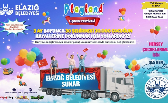 1. ÇOCUK FESTİVALİ ELAZIĞ’DA