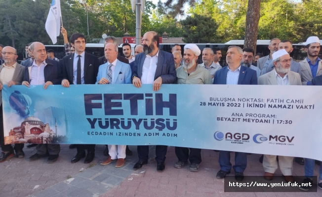 AGD’ DE "FETİH YÜRÜYÜŞÜ