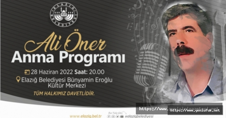 ALİ ÖNER’E ANMA PROGRAMI DÜZENLENECEK