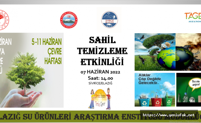 SAHİLDE ÇEVRE TEMİZLİĞİ YAPILACAK