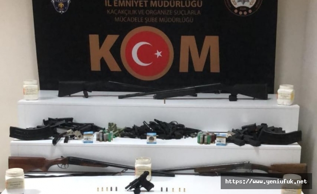 SİLAH KAÇAKÇILIĞI OPERASYONU: 1 GÖZALTI
