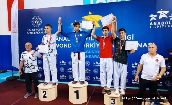 BEDİRHAN KAYA TAEKWONDO TÜRKİYE ÜÇÜNCÜSÜ