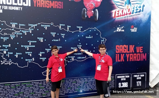 ELAZIĞ GENÇLİK MERKEZİ DENEYAP ATÖLYESİ TEKNOFESTTE FİNAL’DE