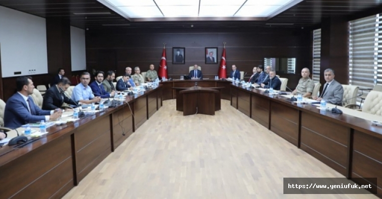 ELAZIĞ’IN ASAYİŞ VE GÜVENLİĞİ KONUSUNDA YENİ KARARLAR ALINDI.