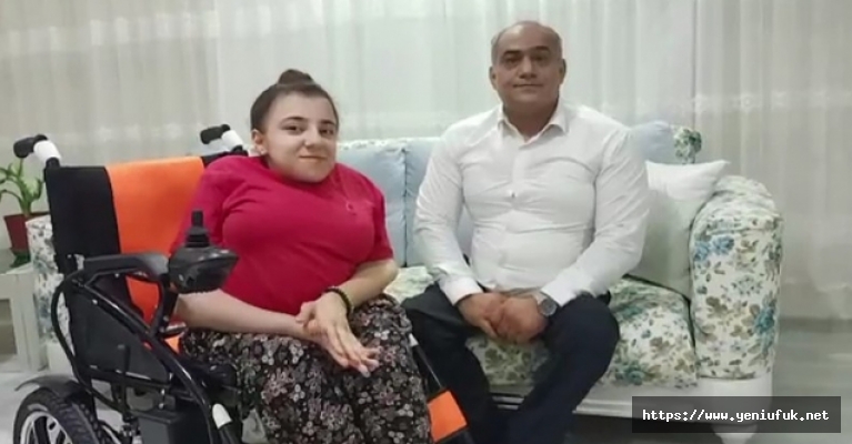 FATMA NUR, AKÜLÜ SANDALYESİNE KAVUŞTU