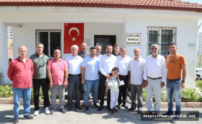 MUHTAR TÜRKMEN: “ŞAHİN BAŞKAN SORUNLARIMIZA HIZLI BİR ŞEKİLDE ÇÖZÜM BULUYOR”