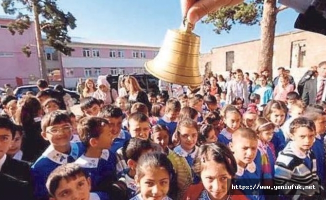 19 MİLYON ÖĞRENCİ’NİN İLK DERS ZİLİ YARIN ÇALIYOR