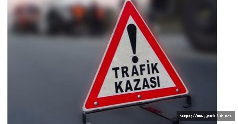 AYDINLATMA DİREĞİNE ÇARPAN OTOMOBİL DEVRİLDİ: 2 YARALI