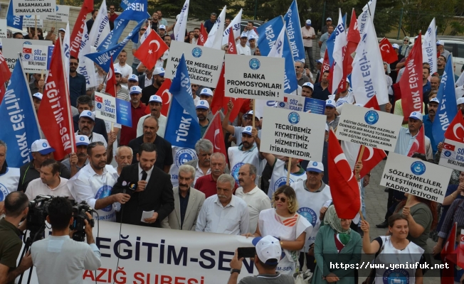 BAŞKAN TAŞKIN: MÜLAKAT HAKSIZLIKTIR, ADALETSİZLİKTİR