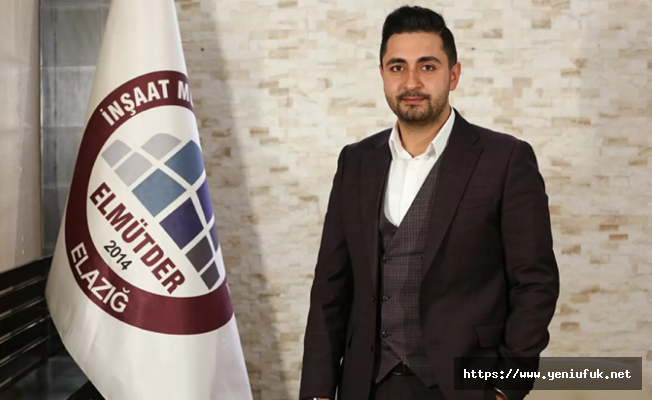 ELMÜTDER BAŞKANI MİRAÇ AYAZ,İNŞAAT SEKTÖRÜ ZOR DURUMDA
