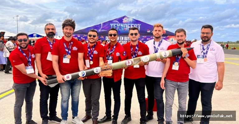 İPEKYOLU GENÇLİK MERKEZİ TEKNOFEST'TE TÜRKİYE 3'ÜNCÜSÜ OLDU