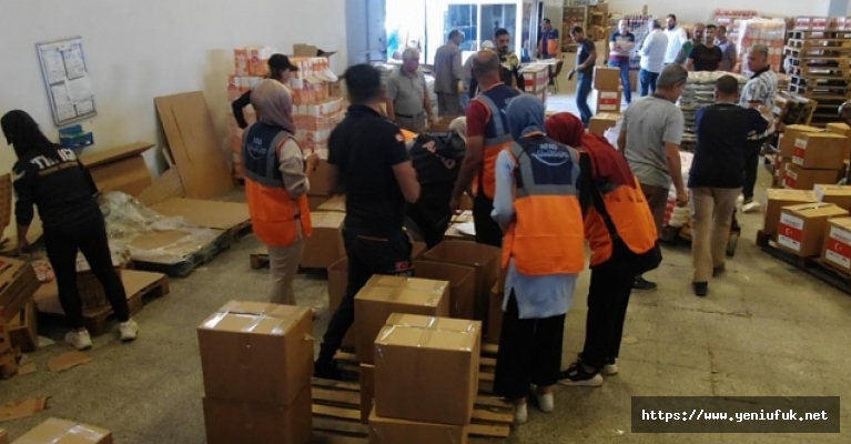 PAKİSTANLILAR İÇİN ELAZIĞ’DAN YARDIM TIRI
