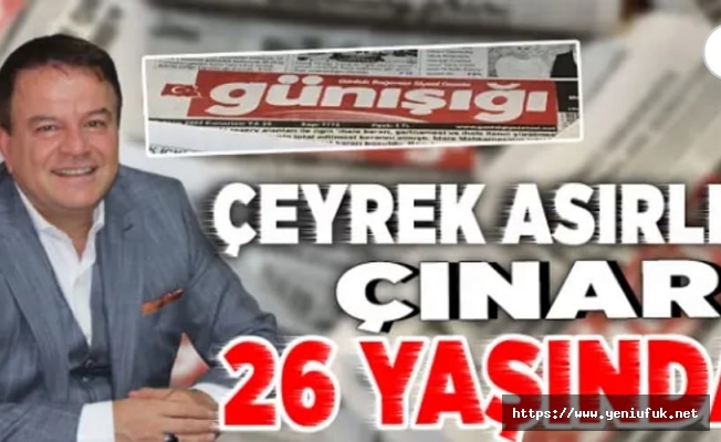 GÜNIŞIĞI’NA KUTLAMA MESAJLARI