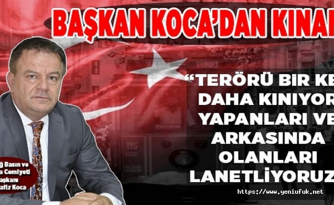 BAŞKAN KOCA’DAN KINAMA