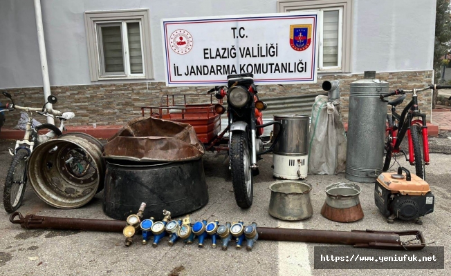 BİR KÖYÜ SOYAN HIRSIZLAR JANDARMA TARAFINDAN YAKALANDI