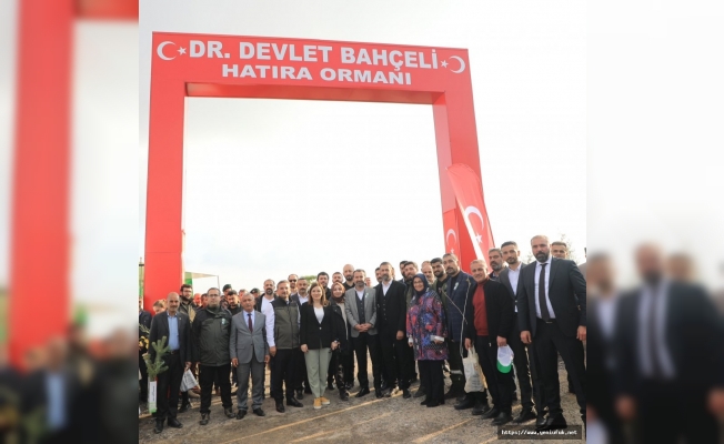 “DEVLET BAHÇELİ HATIRA ORMANI” ELAZIĞ'A NEFES OLACAK