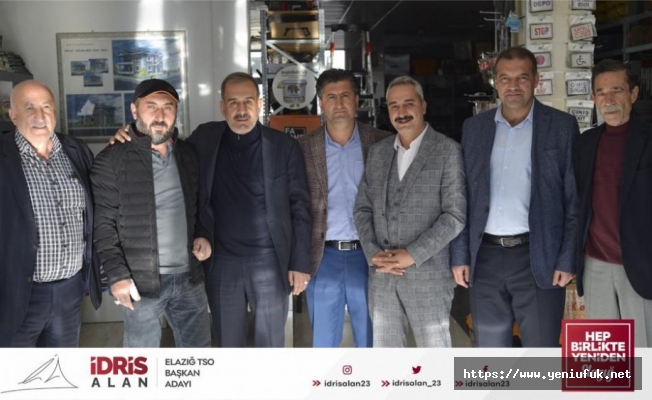 ETSO BAŞKAN ADAYI ALAN KARAKOÇAN İLÇESİNİ ZİYARET ETTİ
