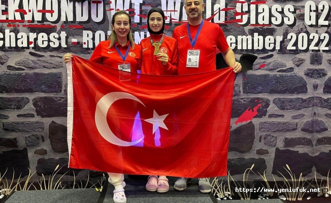 GÜLSE POLAT TAEKWONDO'DA BİRİNCİ OLDU