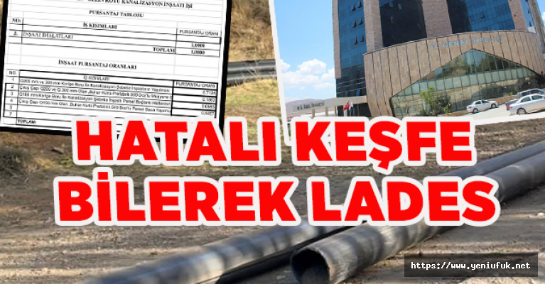 HATALI KEŞFE BİLEREK LADES