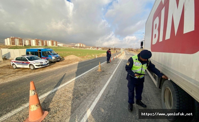 Elazığ Trafik Jandarma, Kış Lastiği Denetimi