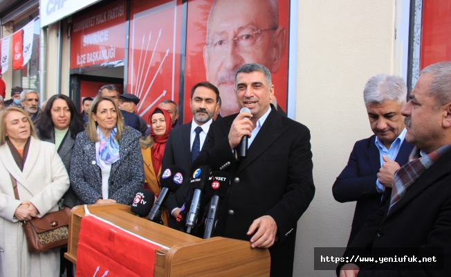 CHP Yazıkonak Belde ve Sivrice İlçe Başkanlıkları Milletvekili Erol’un Katılımıyla Açıldı
