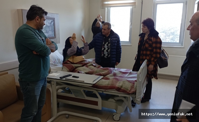 Cahit Polat'tan  Baskil sağlık tesislerine ziyaret