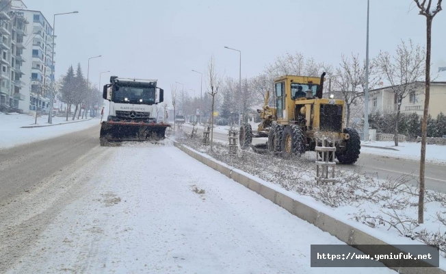 Elazığ'da Kar Mesaisi