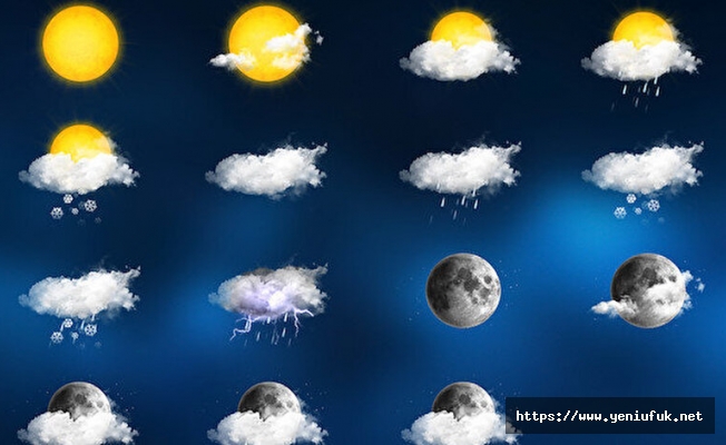 Meteoroloji Genel Müdürlüğü tarafından 18 Şubat hava durumu