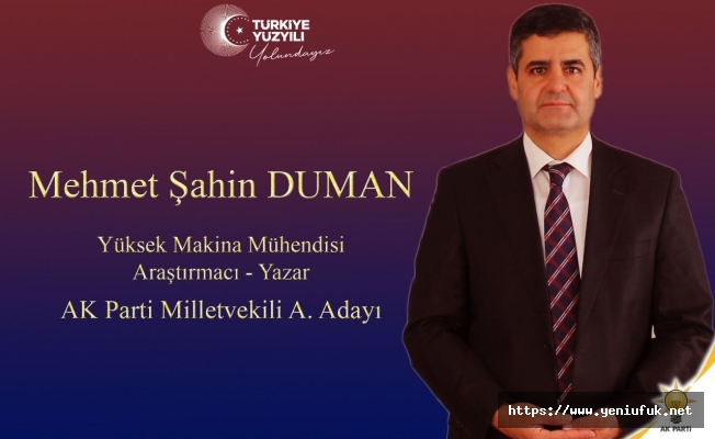Mehmet Şahin Duman, AK Parti’den Elazığ Milletvekili Aday Adaylığını Açıkladı