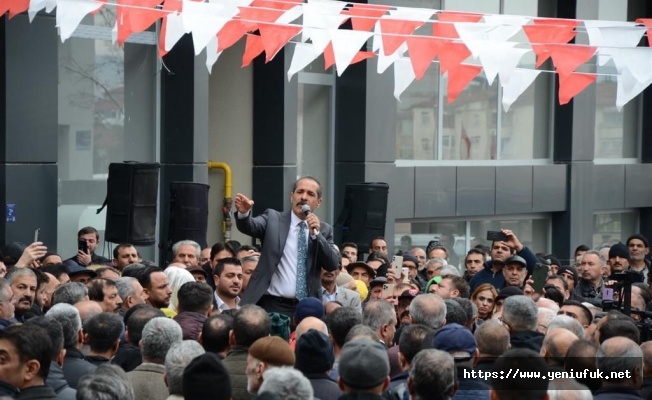 Prof.Dr.Bilal Çoban’ın Seçim İletişim Merkezi Açılışı Mitinge Dönüştü