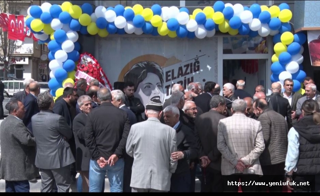 İYİ Parti Seçim İletişim Merkezi Açıldı