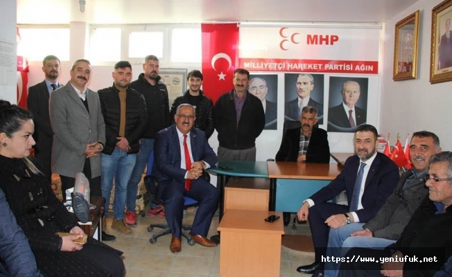 MHP Elazığ Milletvekili Aday Adayı Semih Işıkver, İlçe Temaslarına Devam Ediyor