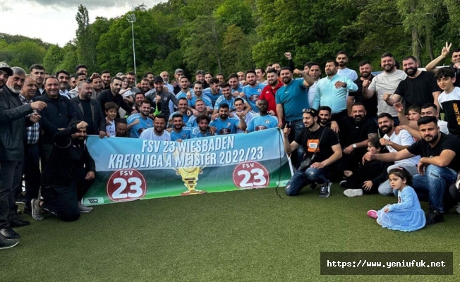 ‘FSV 23’ Almanya’da şampiyon!