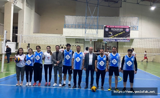 Mehmet Akif İnan Voleybol Turnuvası Başladı