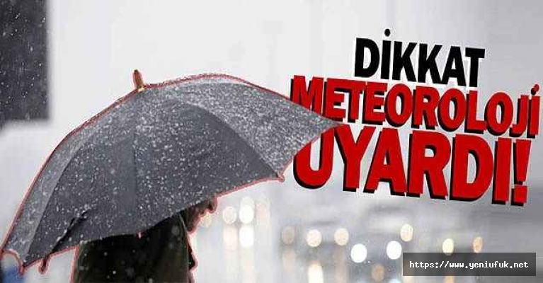 Meteoroloji’den Elazığ için kuvvetli yağış uyarısı