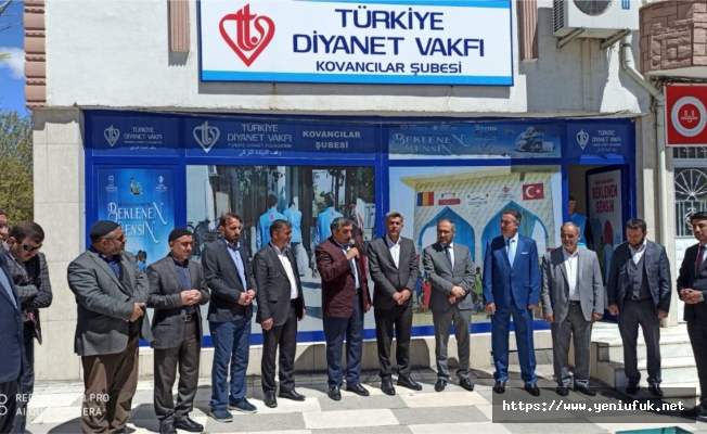 Türkiye Diyanet Vakfı Kovancılar Bürosunun Açılışı Gerçekleştirildi!