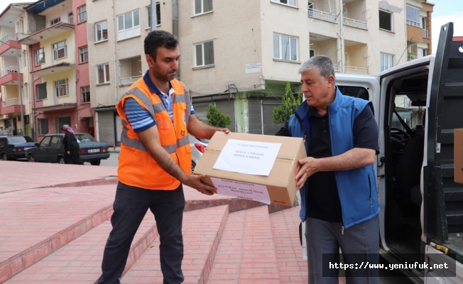 Belediye Bayram Öncesi Depremzedeleri Unutmadı