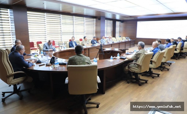 Elazığ'da Güvenlik ve Asayiş Koordinasyon' toplantısı yapıldı