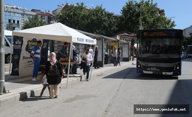 Sınav Noktalarında İkram Çadırları Kuruldu