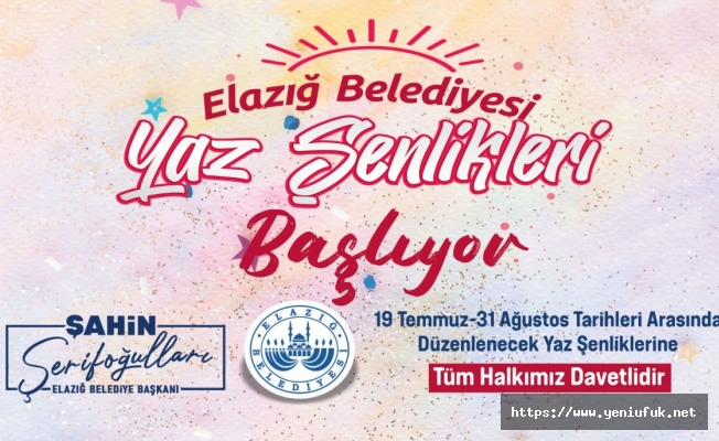 Yaz Şenlikleri 19 Temmuz’da Başlıyor!