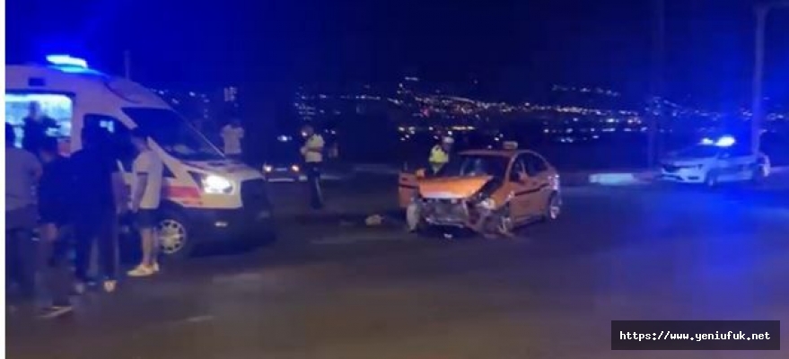 112 Kavşağında Trafik Kazası; 3 Yaralı