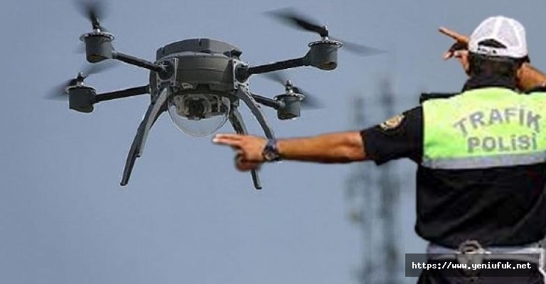 Elazığ 'da Drone Destekli Trafik Denetimi