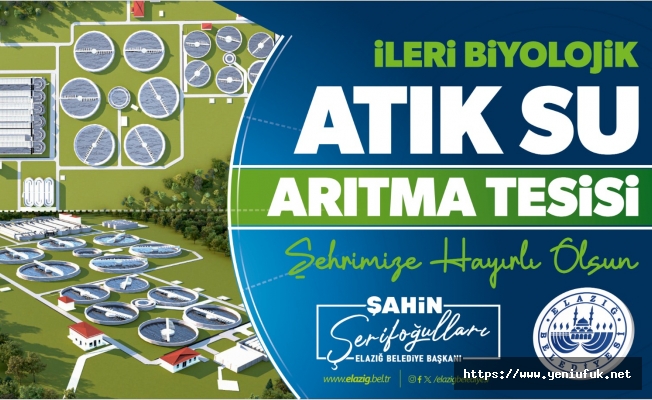 İleri Biyolojik Atık Su Arıtma Tesisi İlerliyor