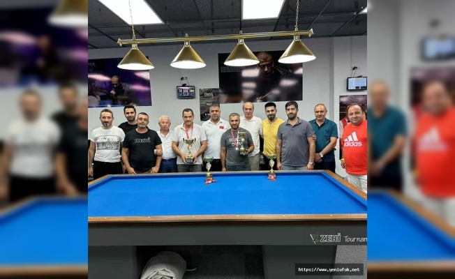 30 Ağustos, 3 Bant Bilardo Handikaplı Zafer Bayramı Turnuvası Gerçekleştirildi