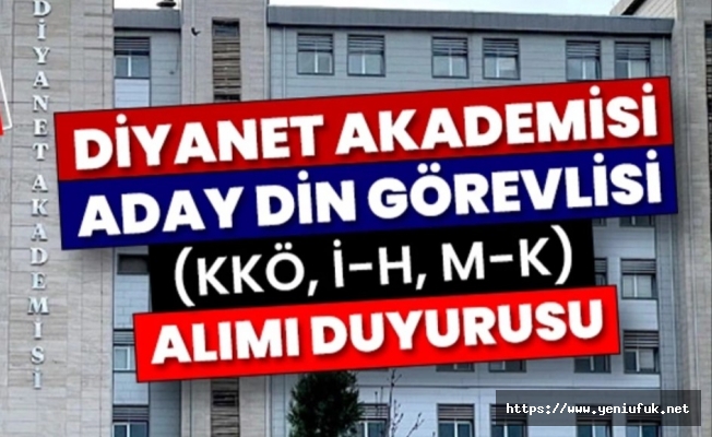 Diyanet’e Personel Alımı