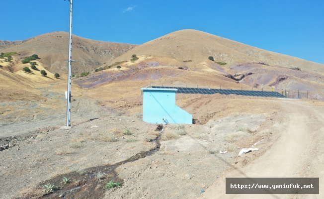 Elazığ İl Özel İdaresinden Sarıkamış Köyüne Güneş Enerjisi Sistemli İçme Suyu Tesisi